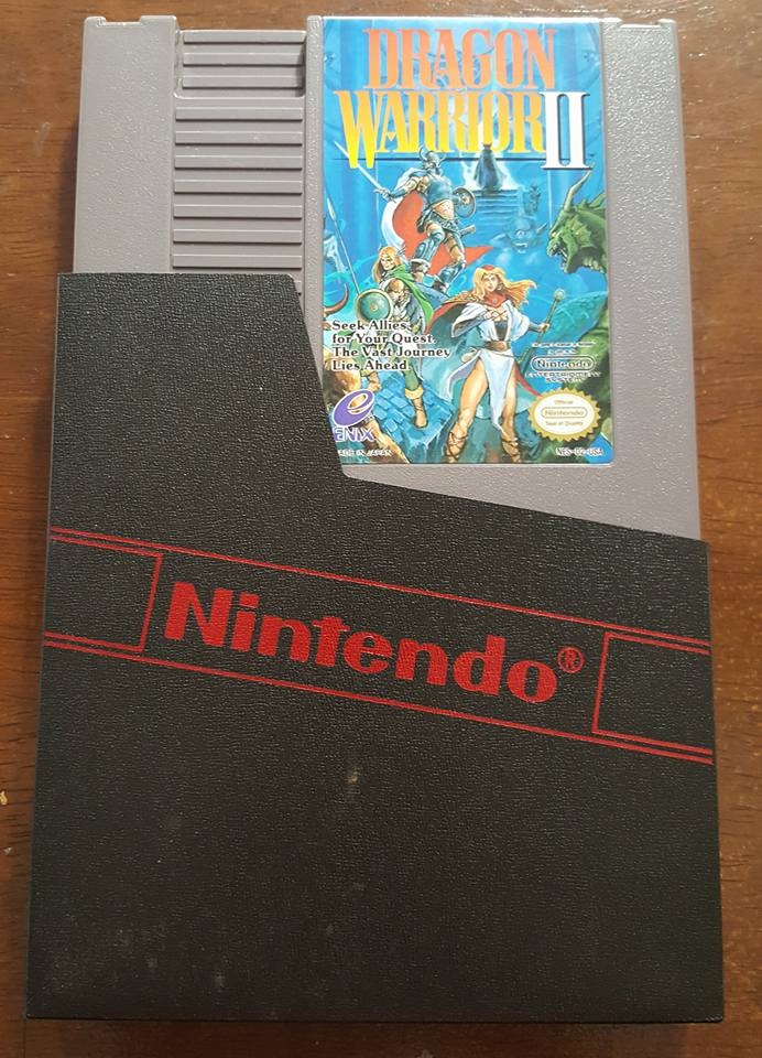 Dragon Warrior 2 NES cart