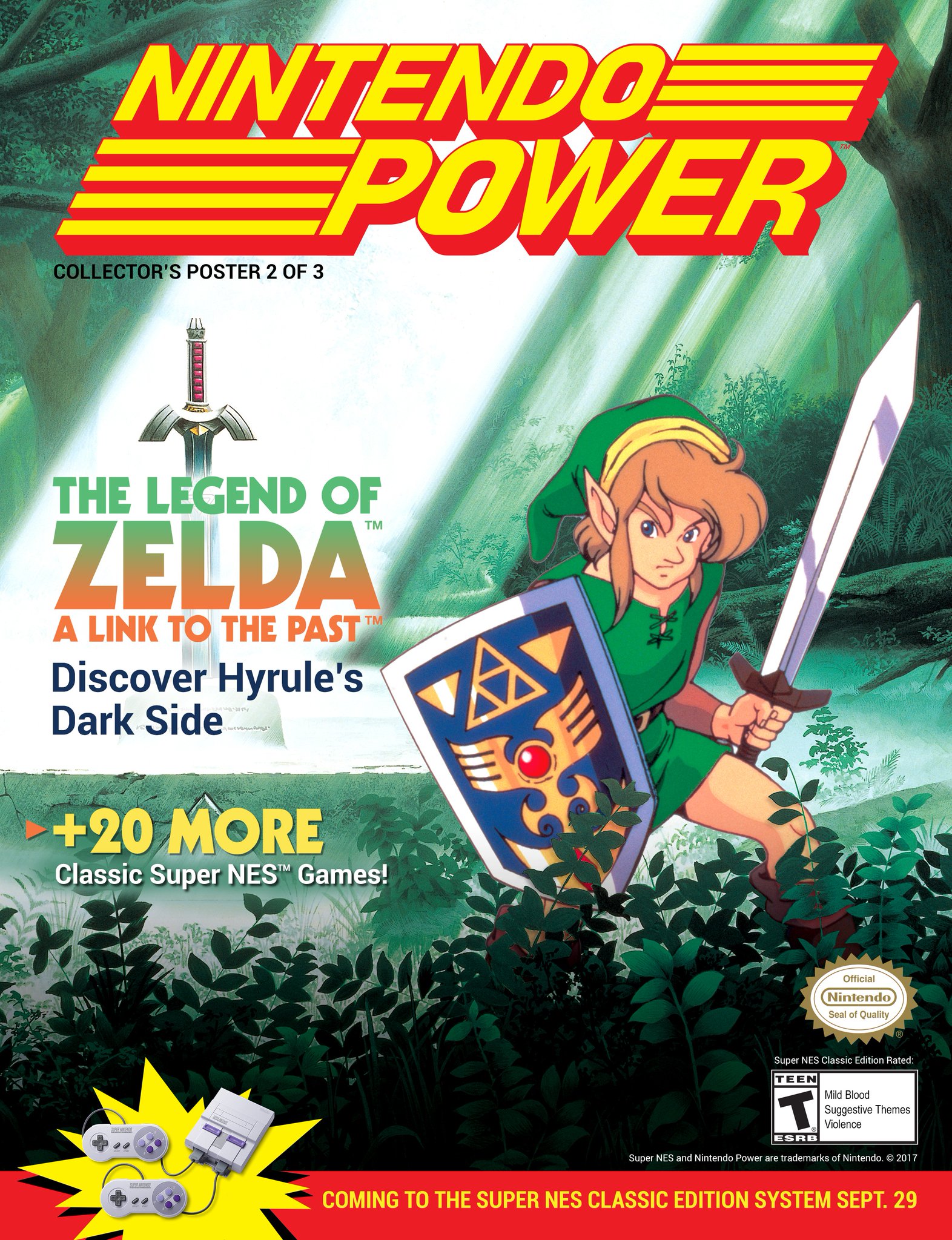 Nintendo Power Zelda Snes classic