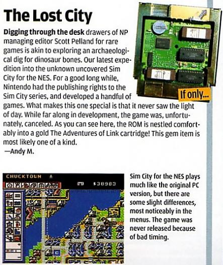 Sim city nintendo power